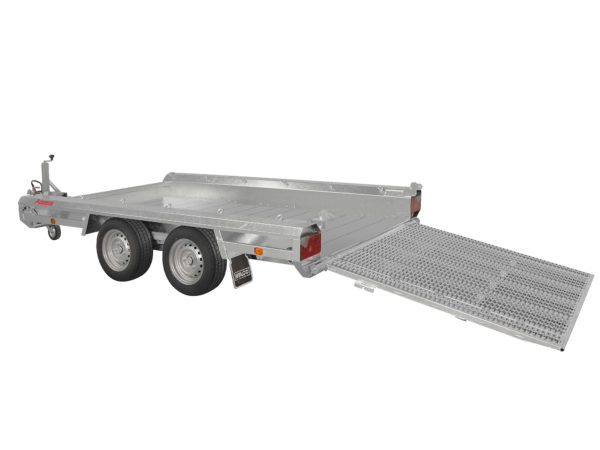 Hulco Baumaschinentransporter gebremst TERRAX-2-3000-294x150 Klappe-150-cm