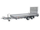 Hulco Baumaschinentransporter gebremst TERRAX-2-3000-394x180 Klappe 150 cm