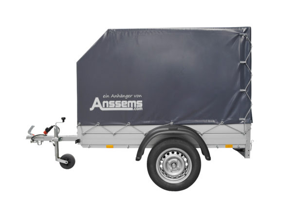 Anssems Tieflader ungebremst GT-500-151x101 mit Aktionsplane 120 cm