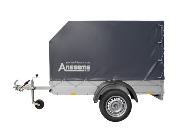 Anssems Tieflader ungebremst GT-750-201x101 mit Aktionsplane 120 cm