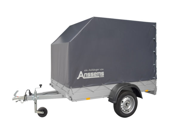 Anssems Tieflader ungebremst GT-750-251x126 mit Aktionsplane 150 cm