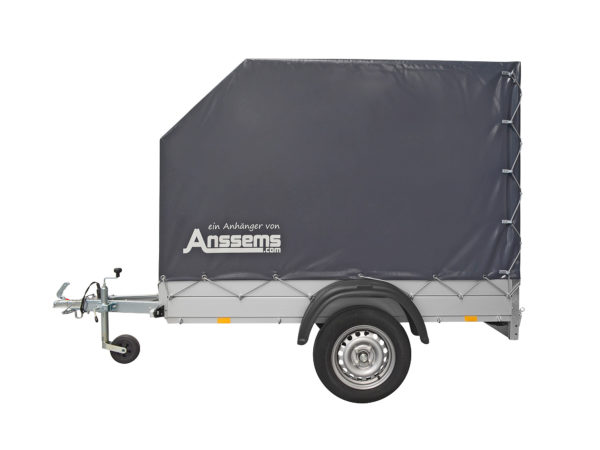 Anssems Tieflader ungebremst GT-750-251x126 mit Aktionsplane 150 cm