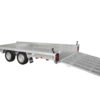 Hulco Baumaschinentransporter gebremst TERRAX-2-3000-394x180 Klappe 150 cm