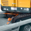 Hulco Baumaschinentransporter gebremst TERRAX Bindeaugen