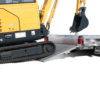 Hulco Baumaschinentransporter gebremst TERRAX Sehr geringer Auffahrwinkel