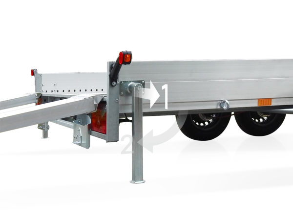 Anssems Anhäger AMT-1200 Fahrzeugtransporter gebremst 340x170 cm