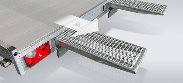 Carax Stahl Auffahrrampen von 250 cm